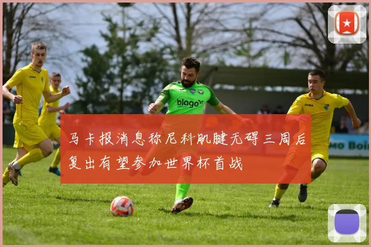 马卡报消息称尼科肌腱无碍三周后复出有望参加世界杯首战